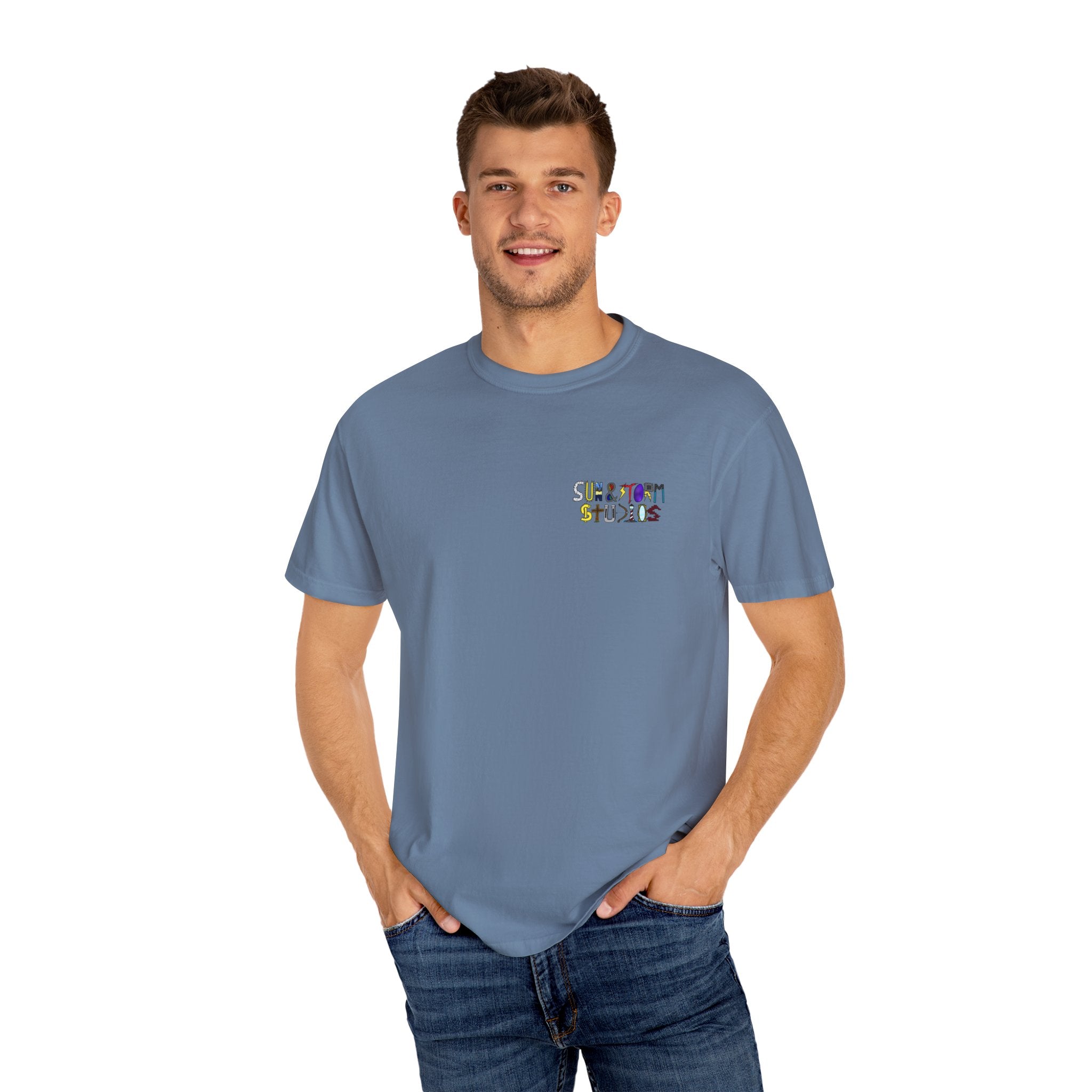 Small Logo Tee (Still Waters Graphic on Back)