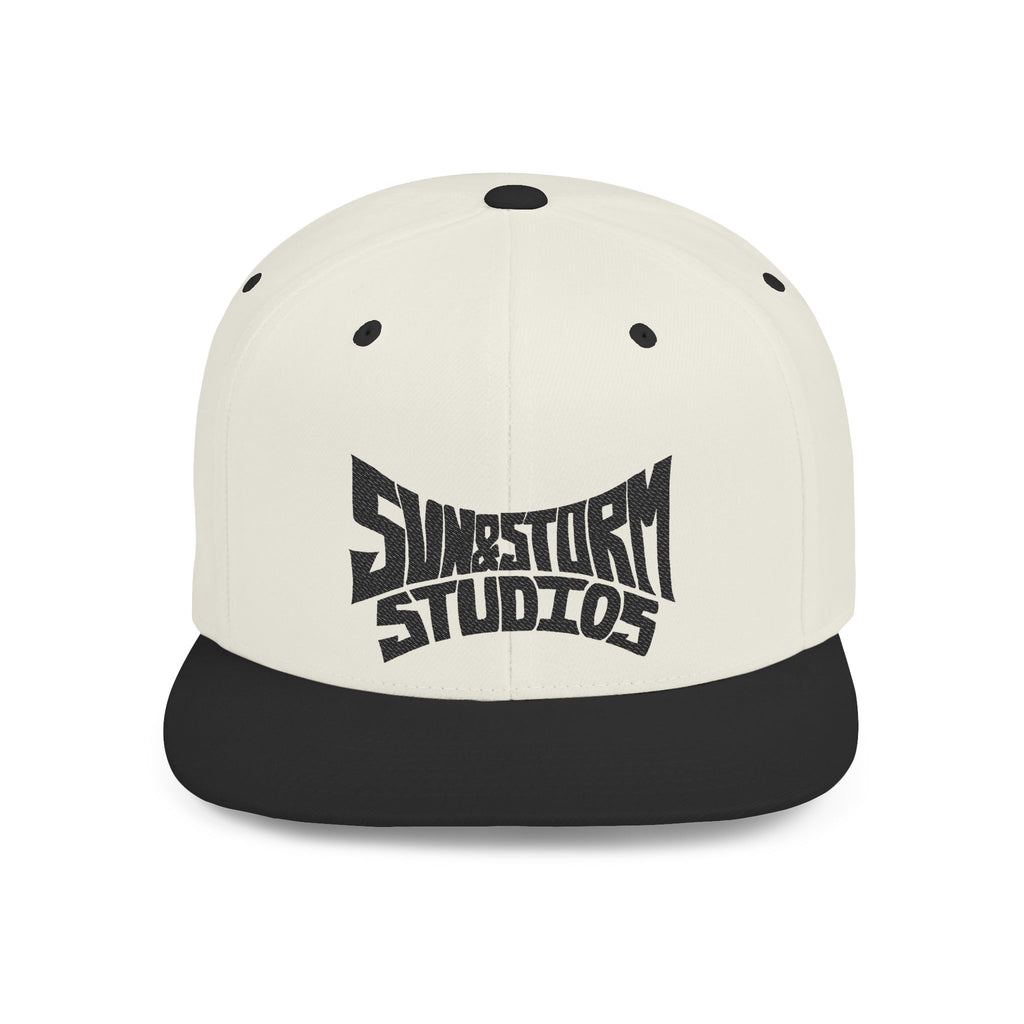 Flat Bill Snapback Alternate Black