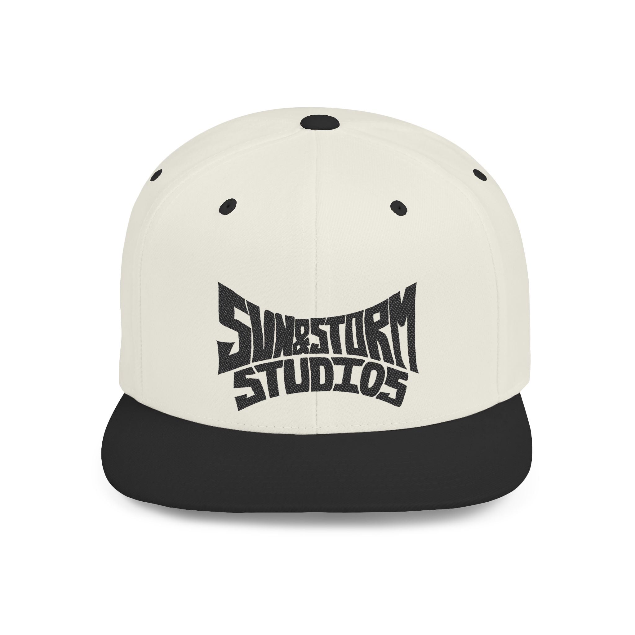 Flat Bill Snapback Alternate Black