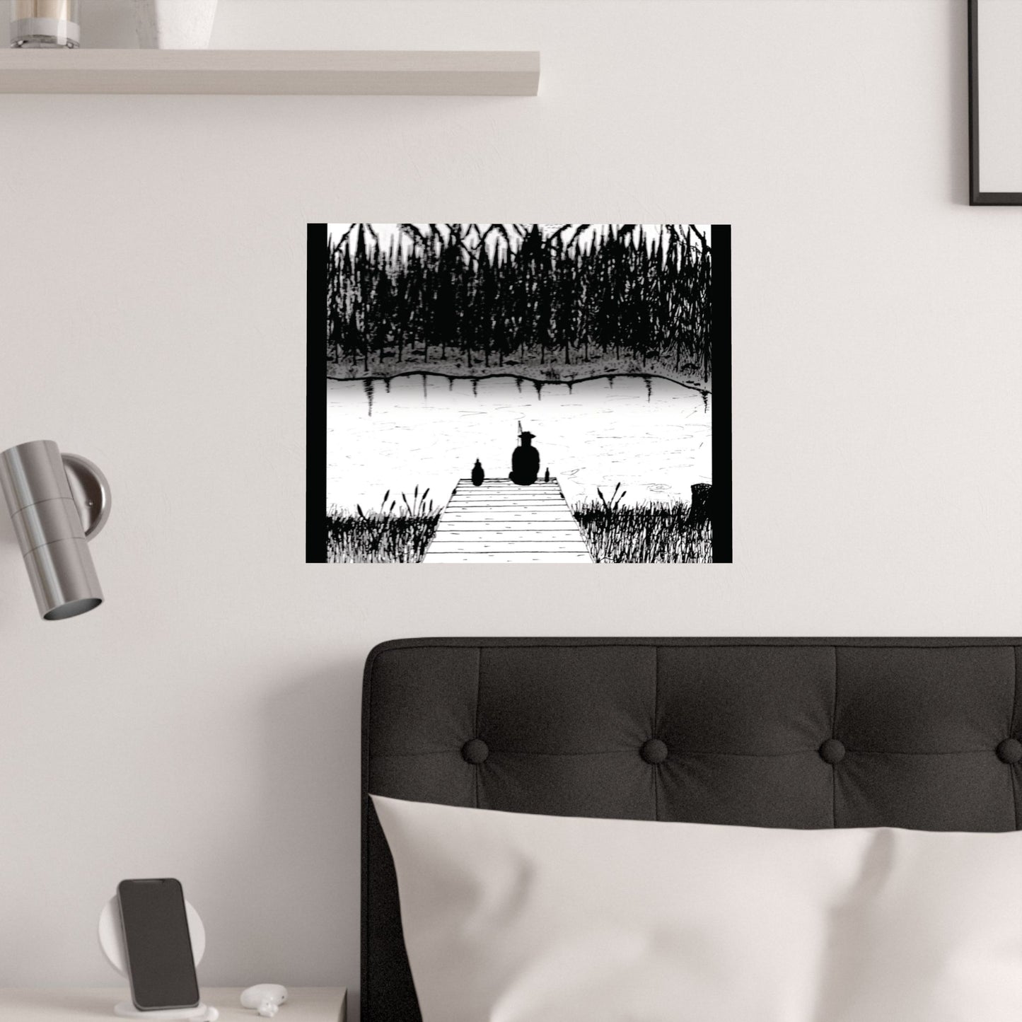 Sun & Storm: Still Waters Satin Poster