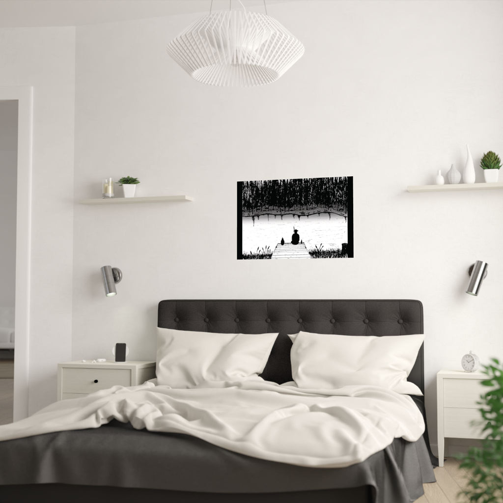 Still Waters Satin Poster