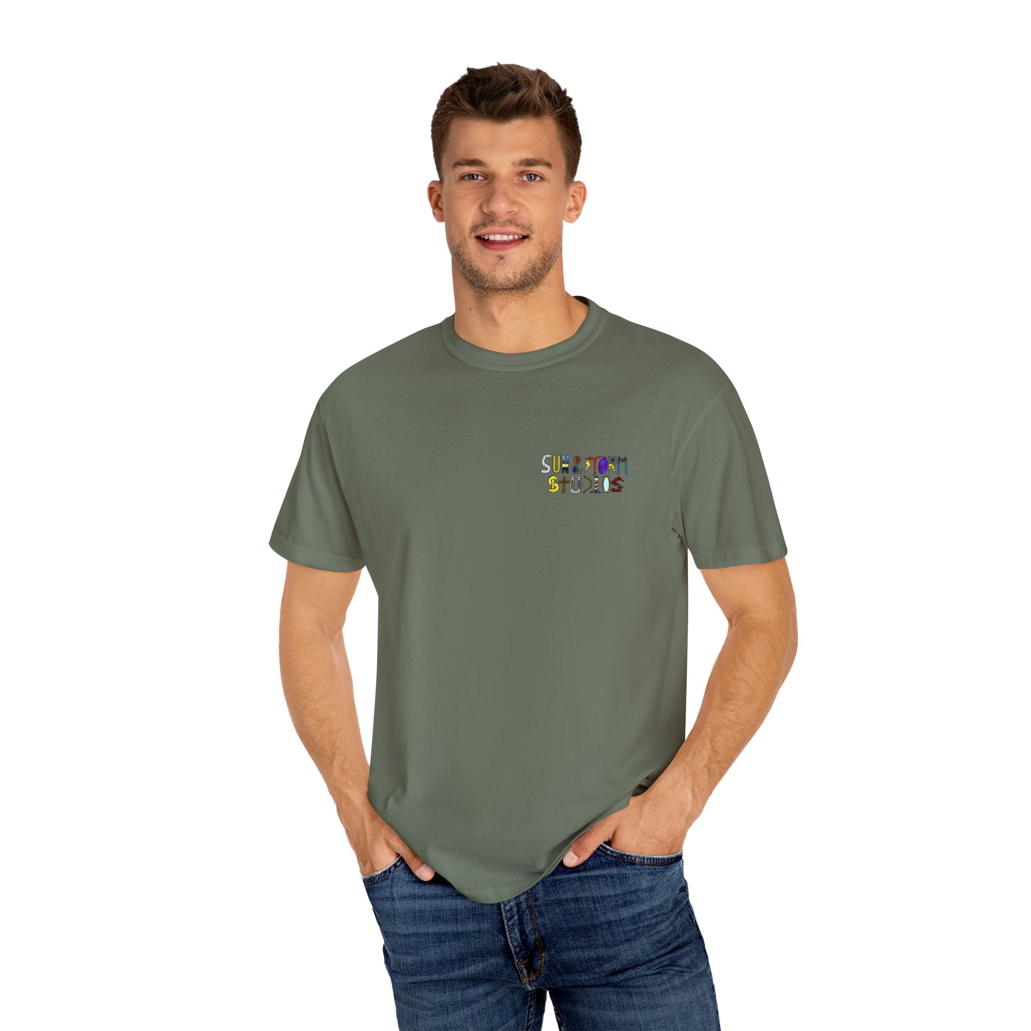 Small Logo Tee (Still Waters Graphic on Back)