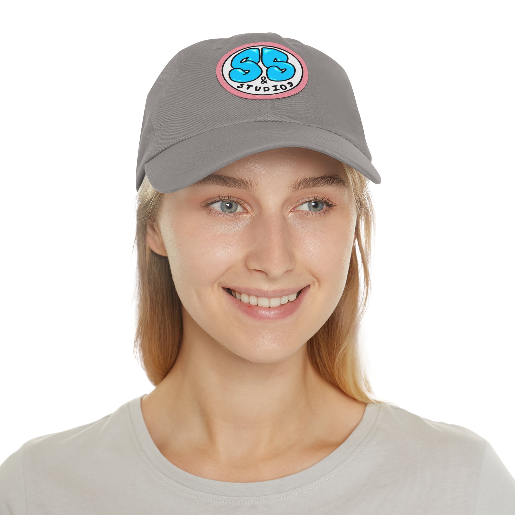 Leather Patch Logo Dad Hat