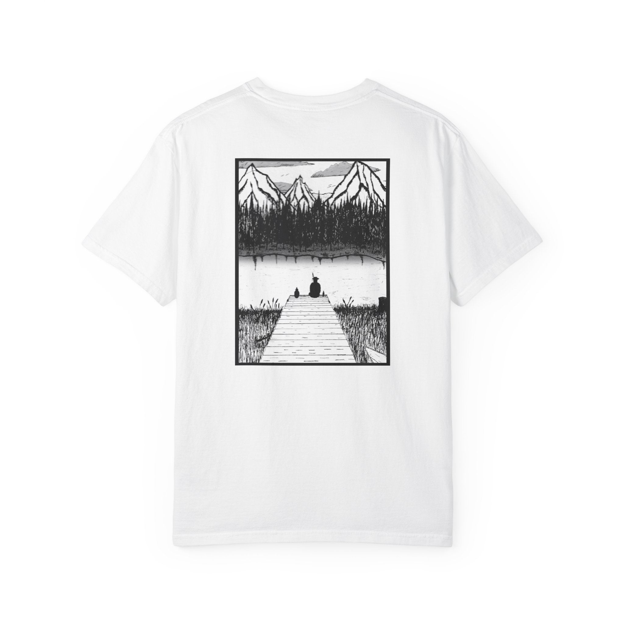 Small Logo Tee (Still Waters Graphic on Back)