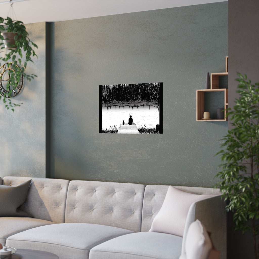 Still Waters Satin Poster