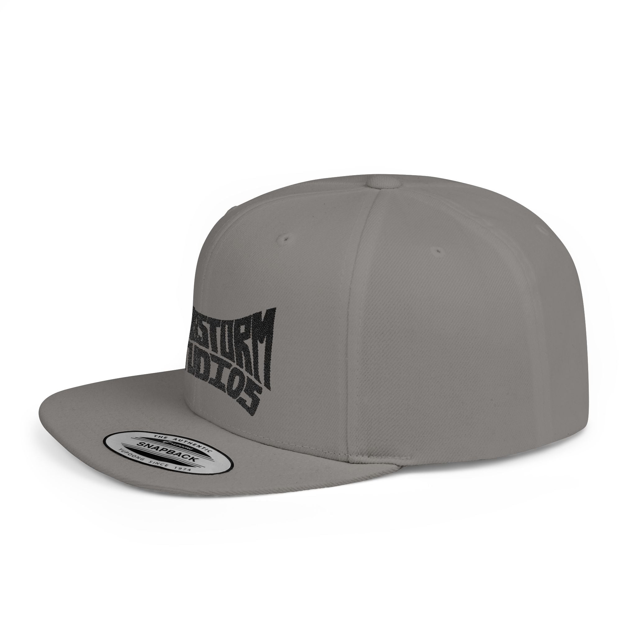 Flat Bill Snapback Alternate Black