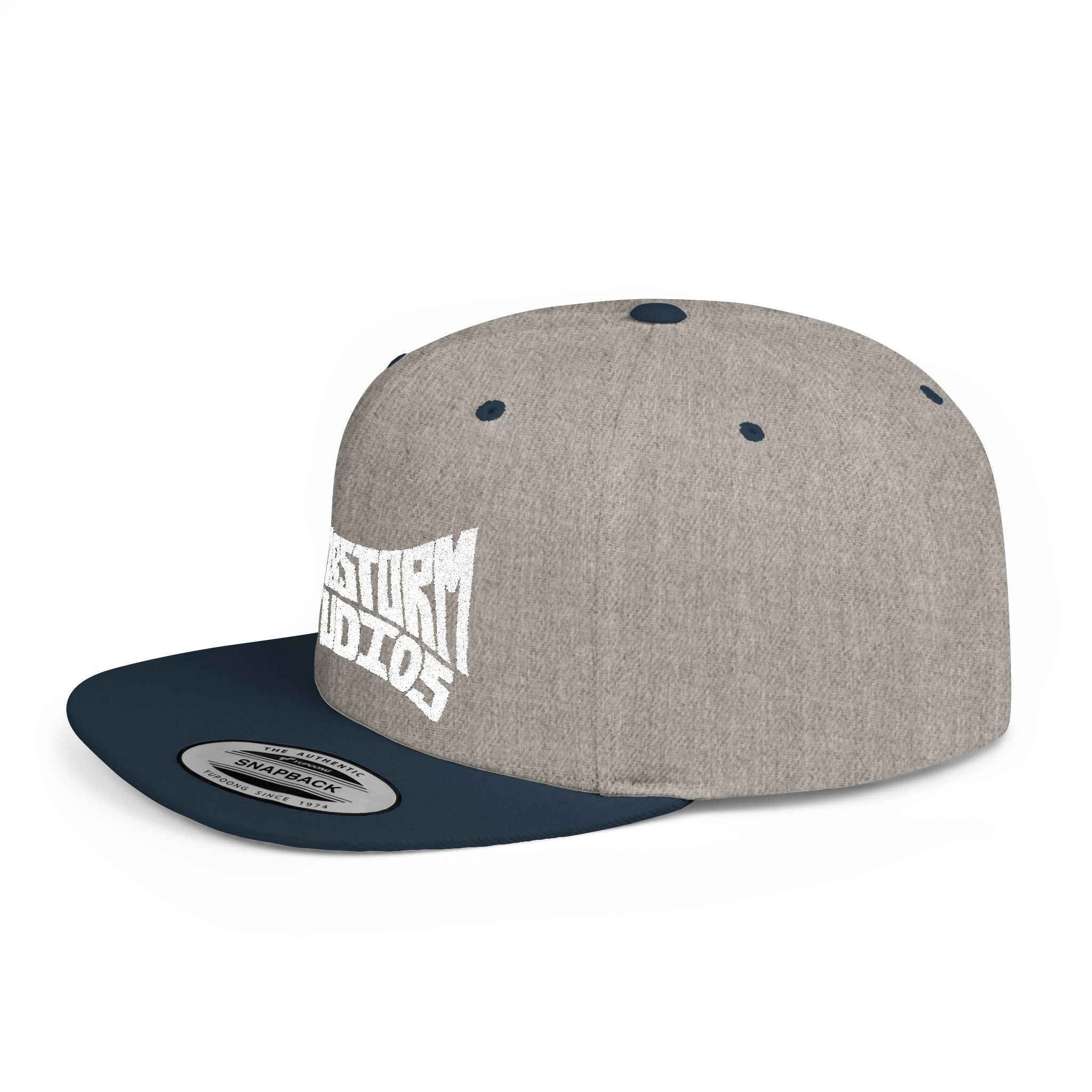 Flat Bill Snapback Alternate White