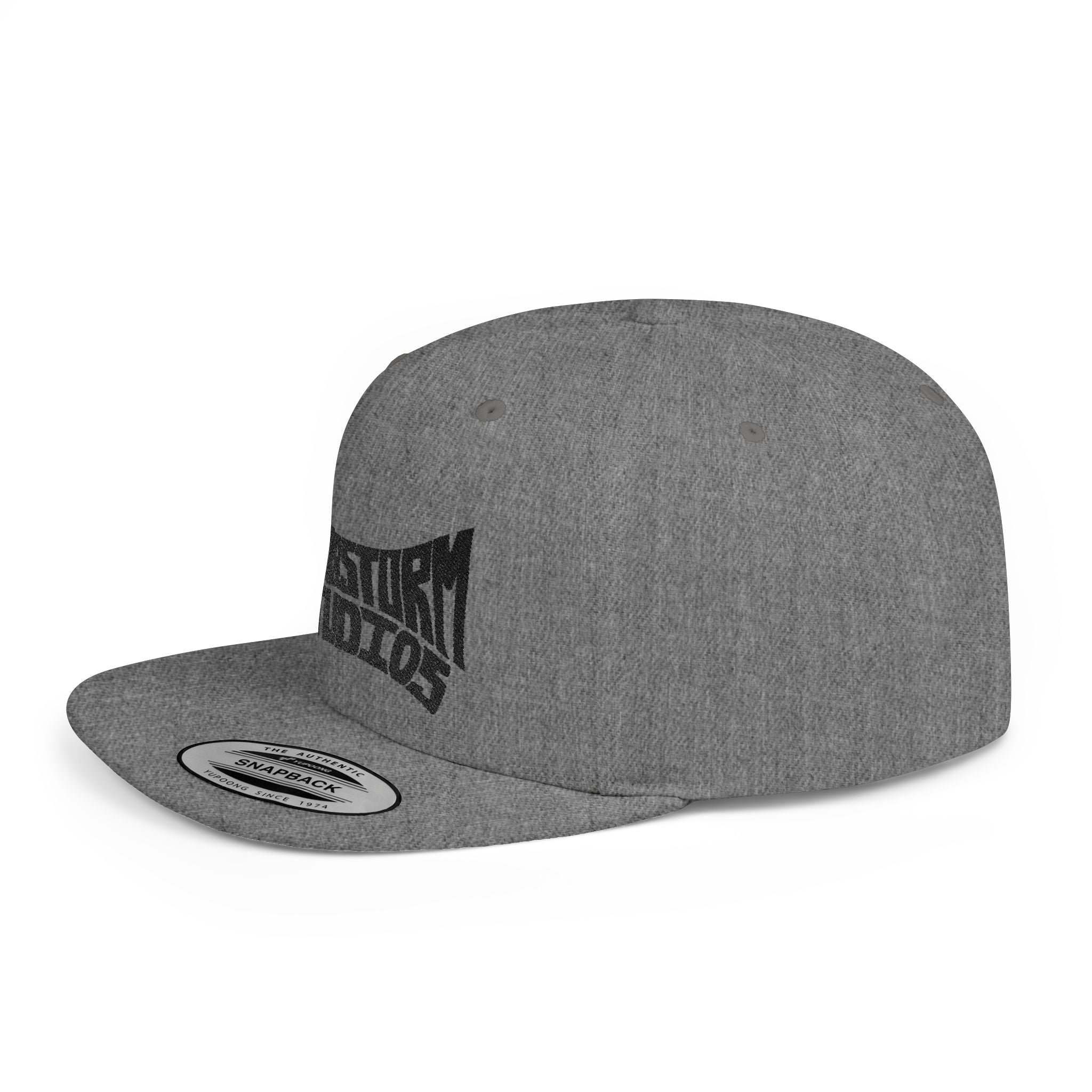 Flat Bill Snapback Alternate Black