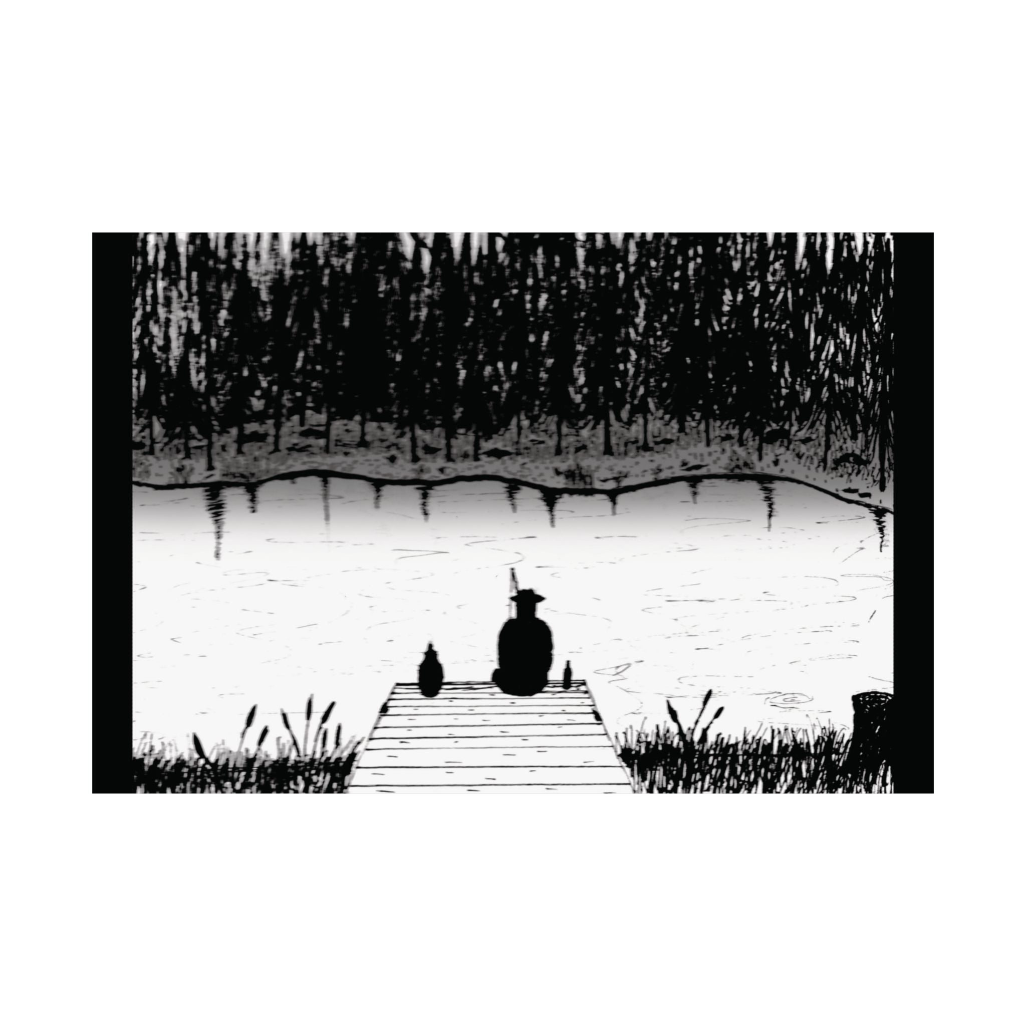 Still Waters Satin Poster