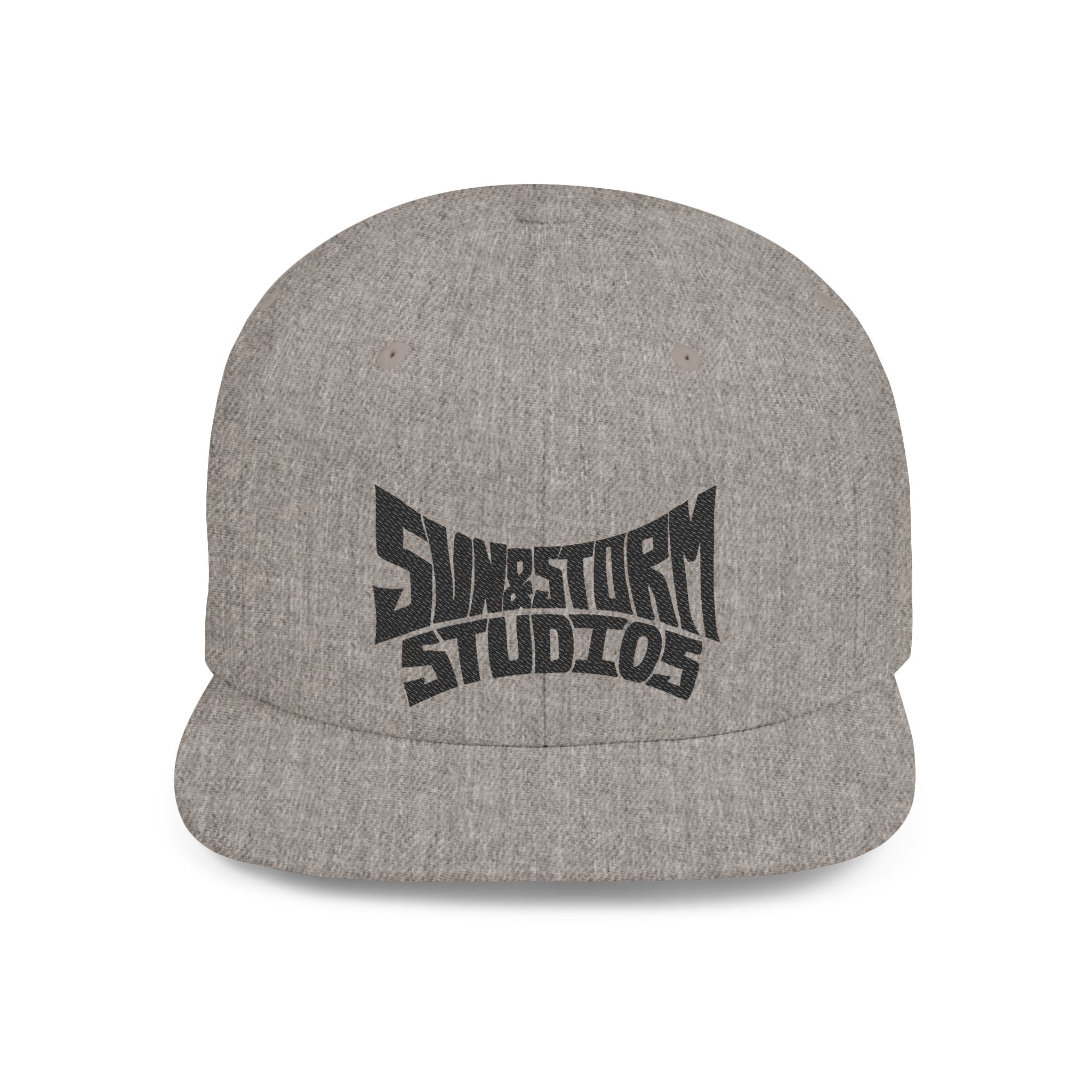Flat Bill Snapback Alternate Black