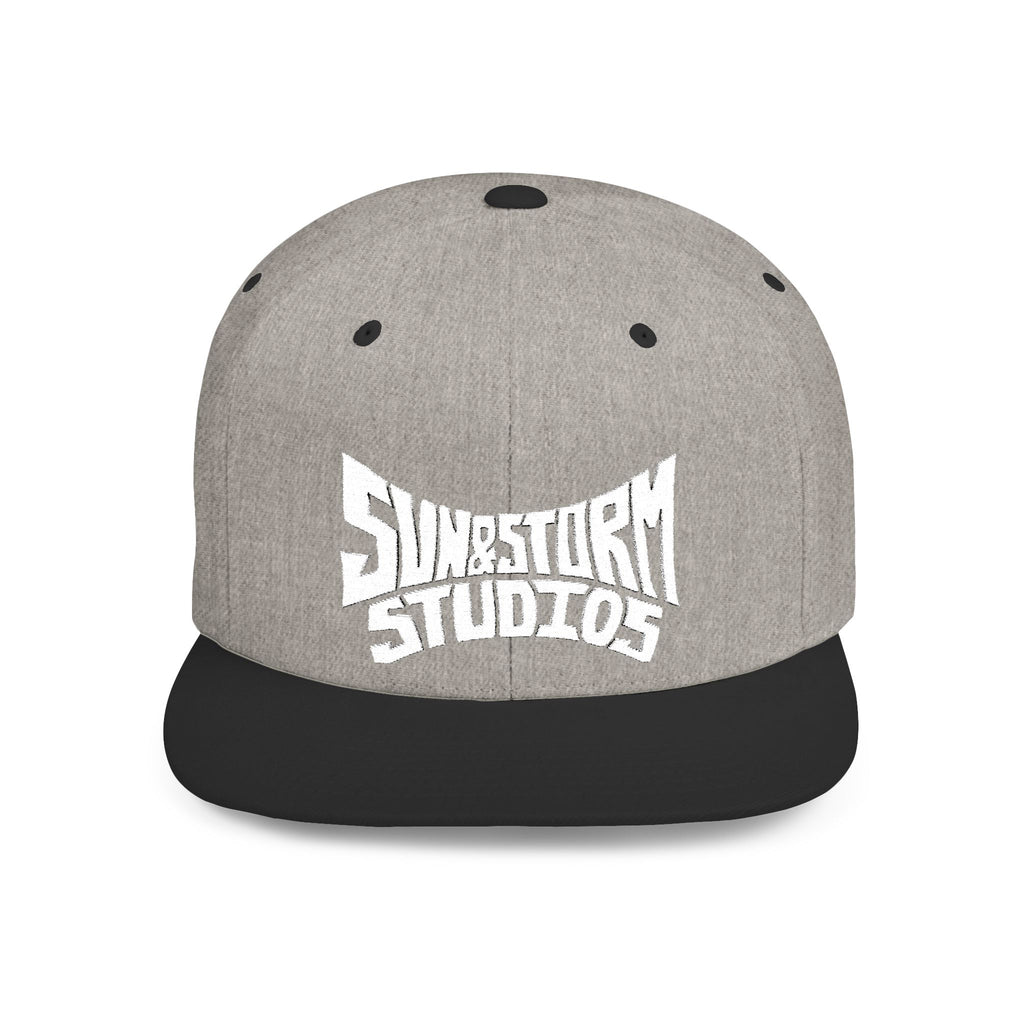 Flat Bill Snapback Alternate White