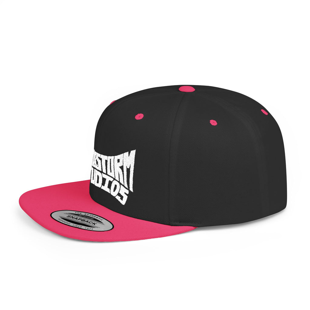Flat Bill Snapback Alternate White