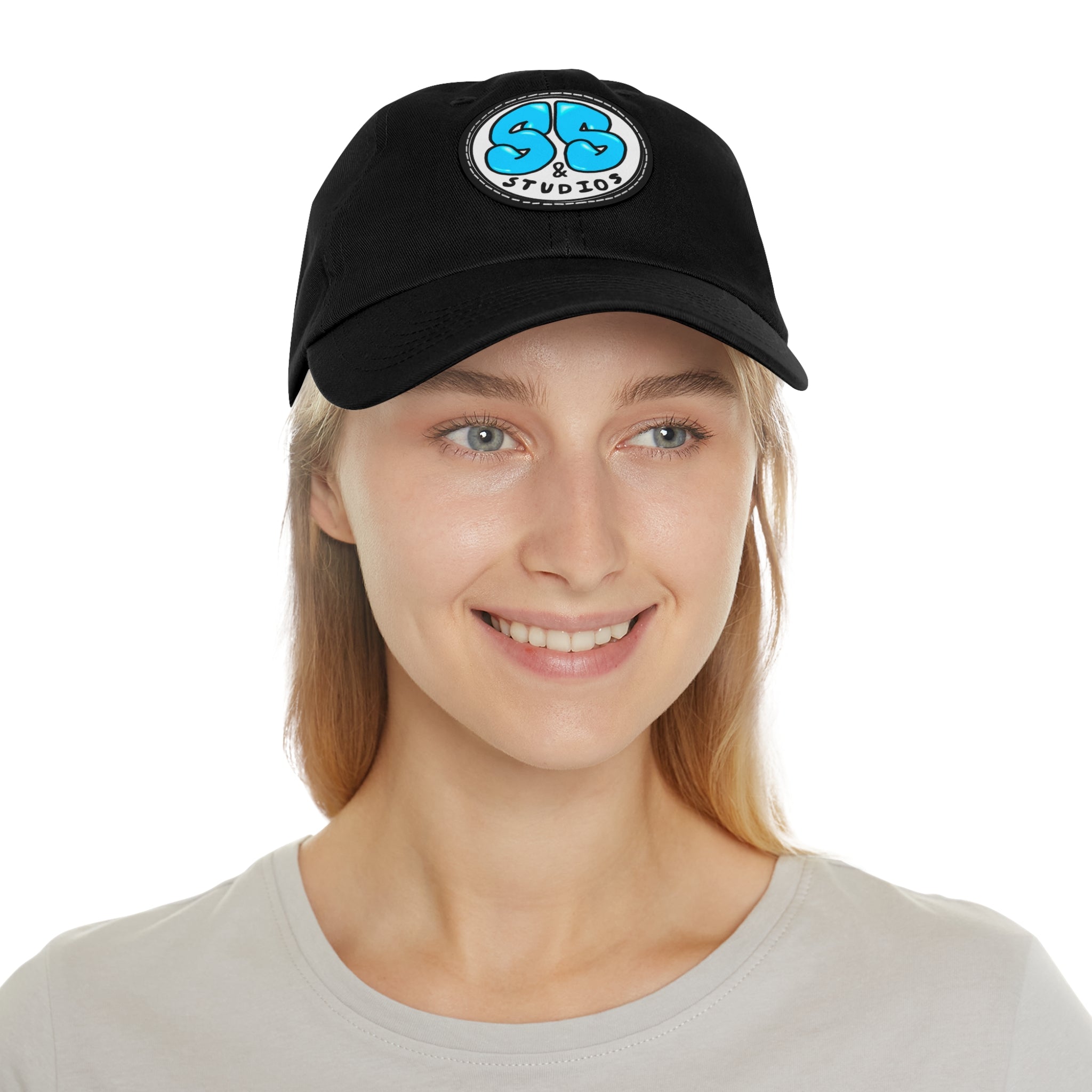 Leather Patch Logo Dad Hat