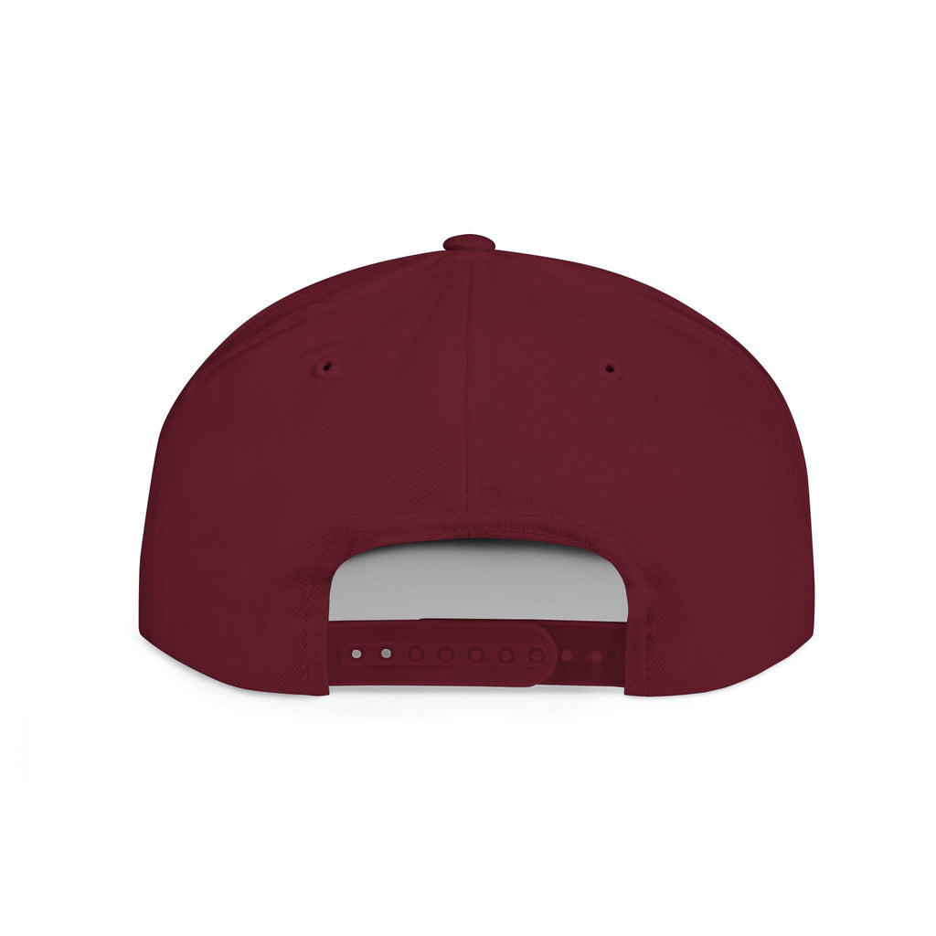 Flat Bill Snapback Alternate White