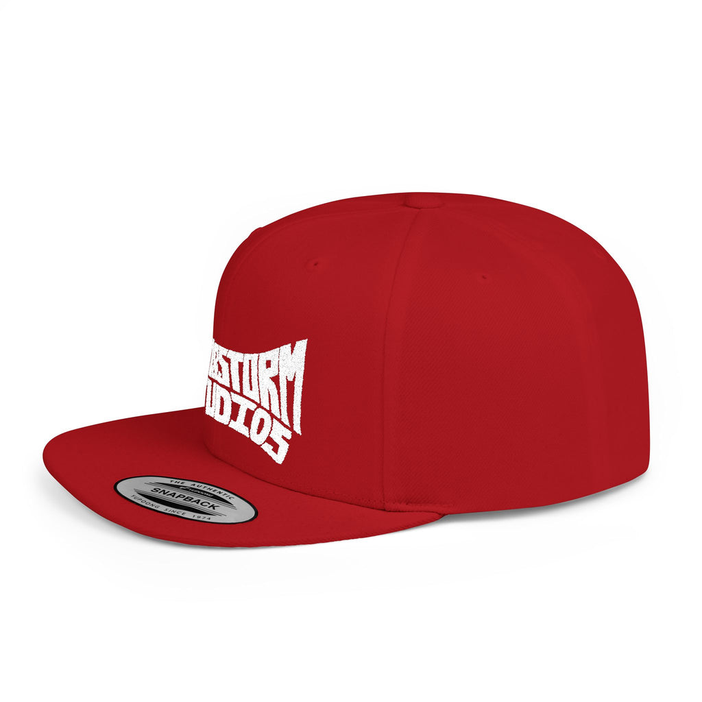 Flat Bill Snapback Alternate White